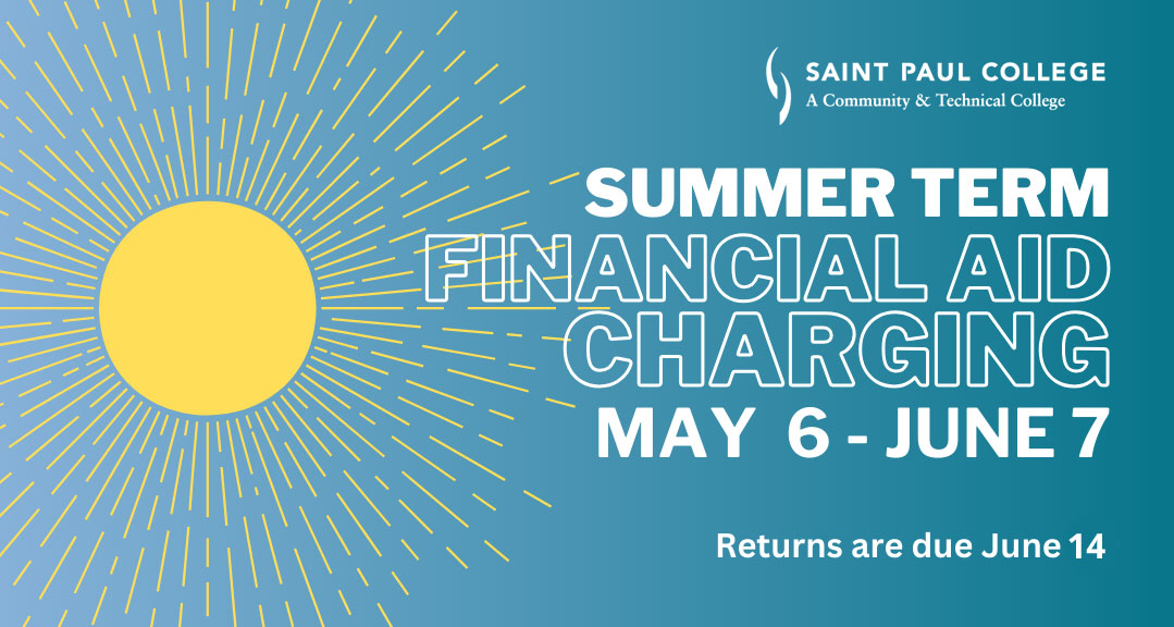 Summer semester financial aid charging May 1-June 2, returns due June 9