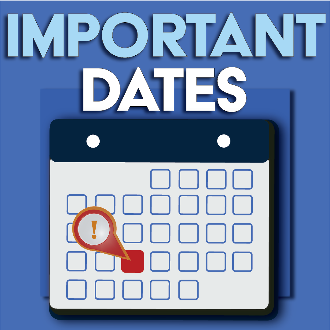 Important dates
